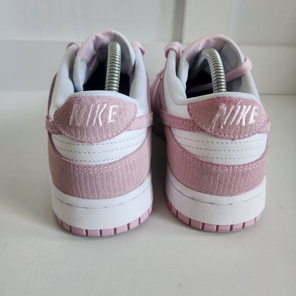 Nike Classic Dunk Low Corduroy Pink White Women's Shoes 10.5 / Men's 9 FN7167 - Picture 8 of 10